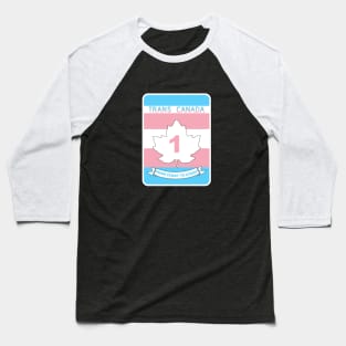 Trans Canada Highway Baseball T-Shirt